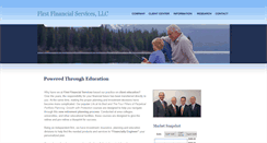 Desktop Screenshot of firstfinservices.com